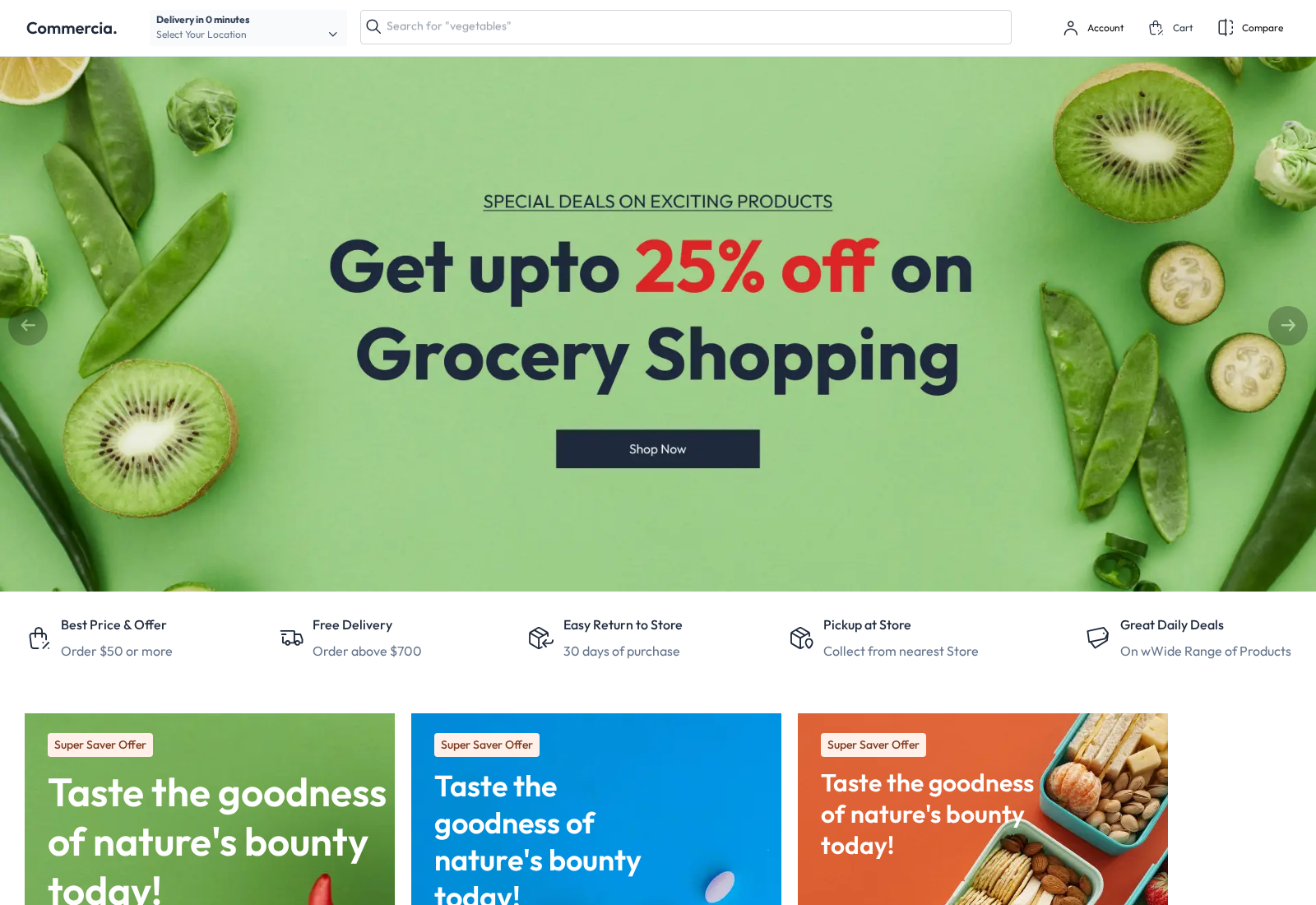 Tenant store frontend